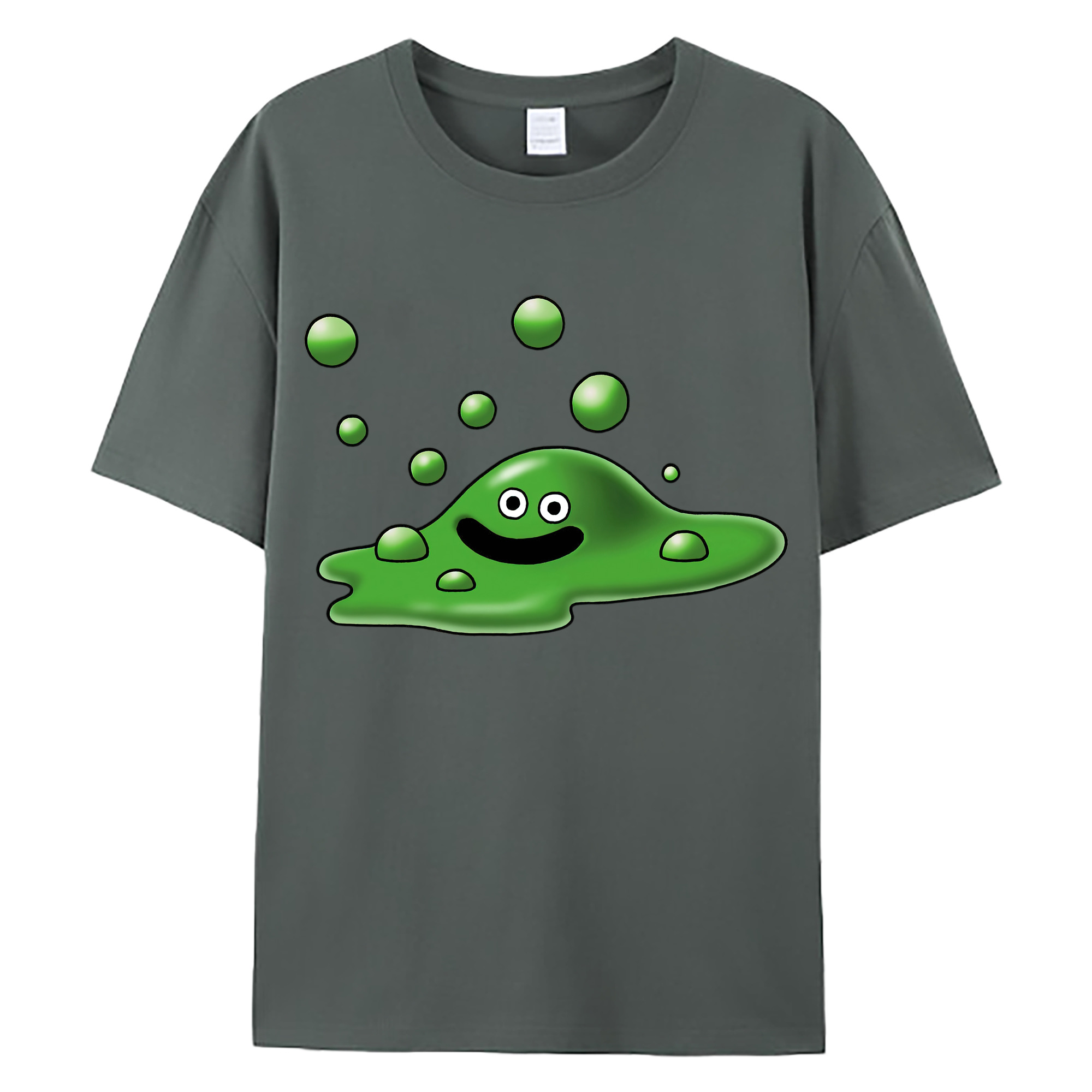（画像用） ドラゴンクエスト Doragon Kuesuto Dragon Quest 綿100％ メンズ半袖Tシャツ｜肌触りやわらか＆通気性